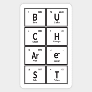 Bucharest City | Periodic Table Sticker